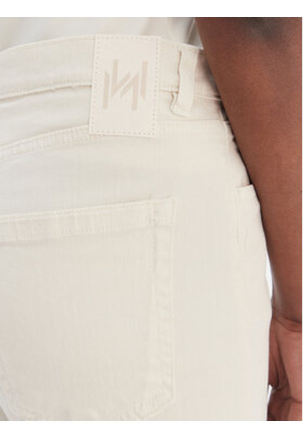 Marella Jeansy Solista 2613131065 Écru Straight Fit