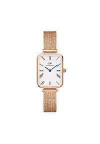 Daniel Wellington Zegarek Quadro Roman Numerals DW00100687 Złoty. Kolor: złoty