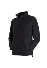 Stedman - Męska Zwykła Bluza Polarowa. Kolor: czarny. Materiał: polar. Sezon: zima. Styl: sportowy