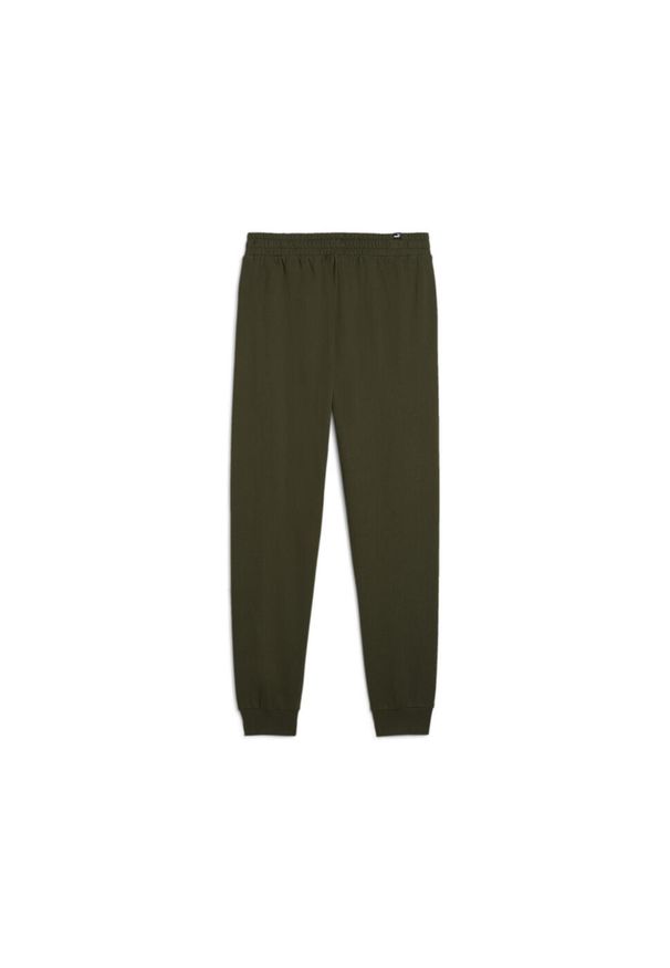 Puma - Męskie spodnie dresowe Better Essentials PUMA Dark Olive Green. Kolor: zielony. Materiał: dresówka