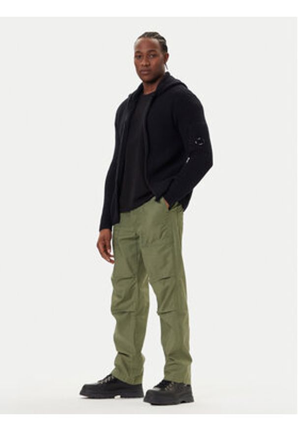 C.P. Company Kardigan 19CMKN258A006170A Czarny Regular Fit. Kolor: czarny. Materiał: syntetyk