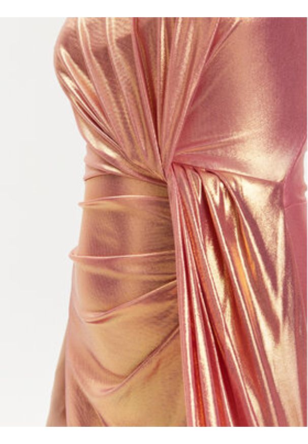 Silvian Heach Sukienka wieczorowa GPP24433VE Różowy Slim Fit. Kolor: różowy. Materiał: syntetyk. Styl: wizytowy