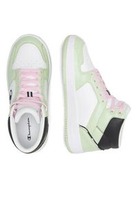 Champion Sneakersy Rebound 2.0 Mid S11471-WW026 Zielony. Kolor: zielony. Materiał: skóra