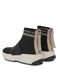 DKNY Sneakersy Marini K1402637 Czarny. Kolor: czarny. Materiał: materiał