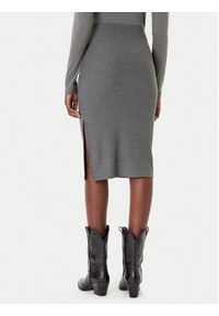 only - ONLY Spódnica ołówkowa Emma 15233600 Szary Slim Fit. Kolor: szary. Materiał: syntetyk #8