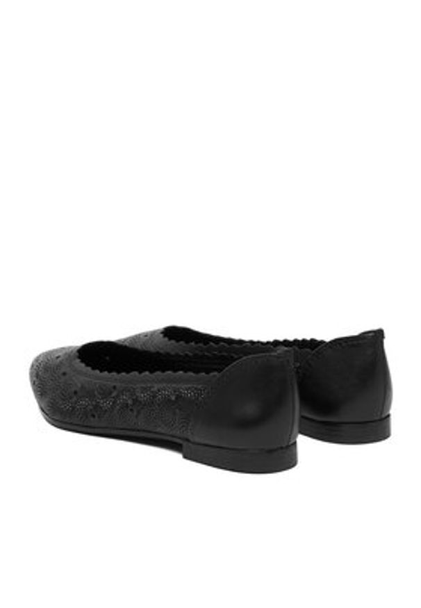 Lasocki Baleriny CEO-RST-KAJA-20 Czarny. Kolor: czarny. Materiał: skóra