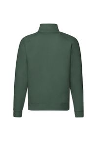 FRUIT OF THE LOOM - Bluza Męska Premium Z Zamkiem Błyskawicznym. Kolor: zielony #2