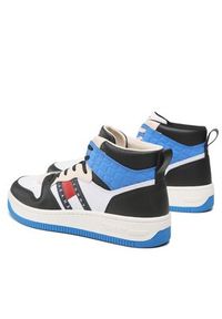 Tommy Jeans Sneakersy Mid Cut Basket EM0EM01075 Biały. Kolor: biały. Materiał: skóra #3