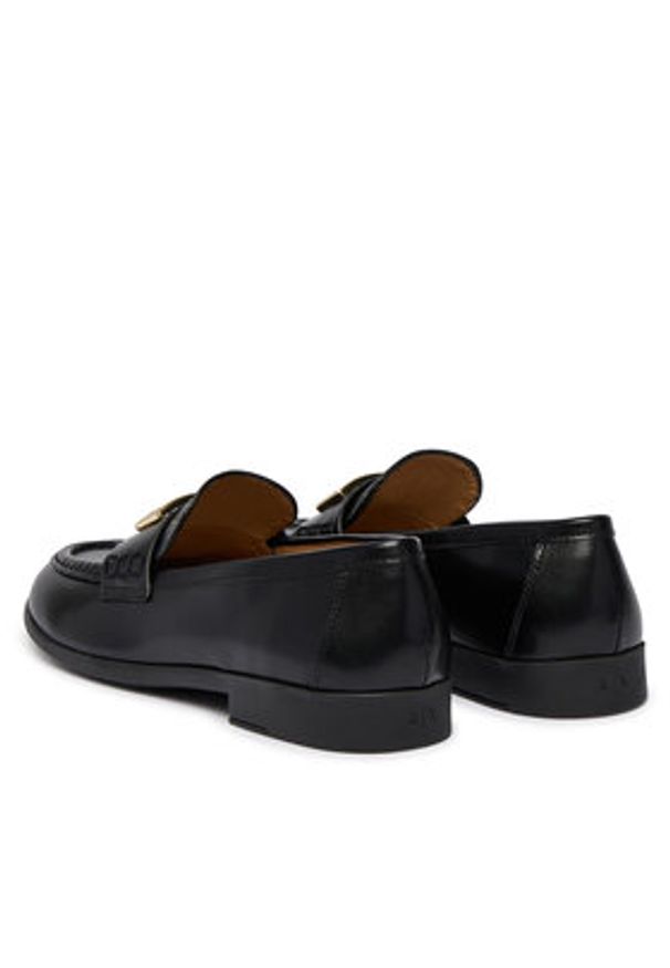 Armani Exchange Loafersy XW002579 AF17474 UC001 Czarny. Kolor: czarny. Materiał: skóra