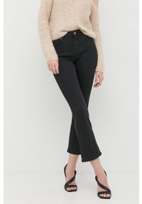 Pinko jeansy damskie high waist. Stan: podwyższony. Kolor: czarny #3