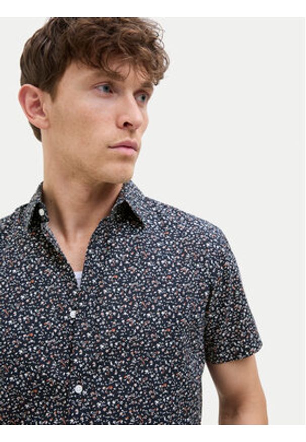 Jack & Jones Koszula Summer 12274951 Granatowy Regular Fit. Kolor: niebieski. Materiał: bawełna