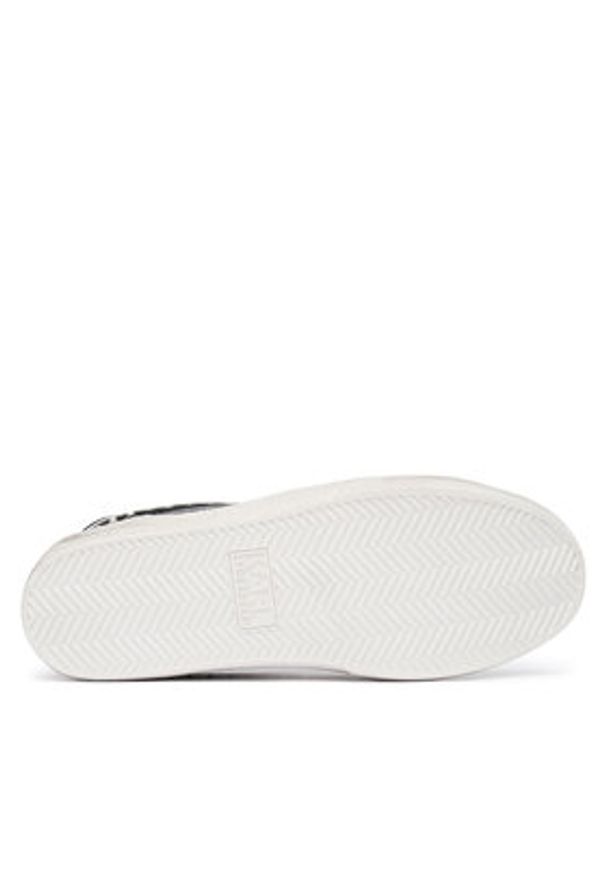 Karl Lagerfeld - KARL LAGERFELD Sneakersy KL60130N Czarny. Kolor: czarny. Materiał: skóra
