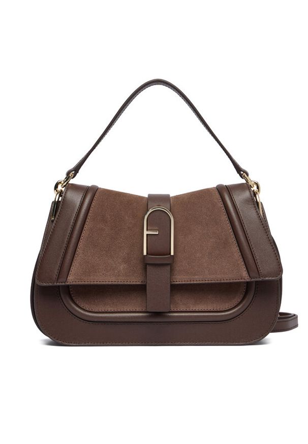 Furla Torebka WB01822 BX2567 CN 4286S 1007 Brązowy. Kolor: brązowy. Materiał: skórzane