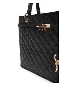 Guess Torebka Idra HWGG81 57250 Czarny. Kolor: czarny. Materiał: skórzane
