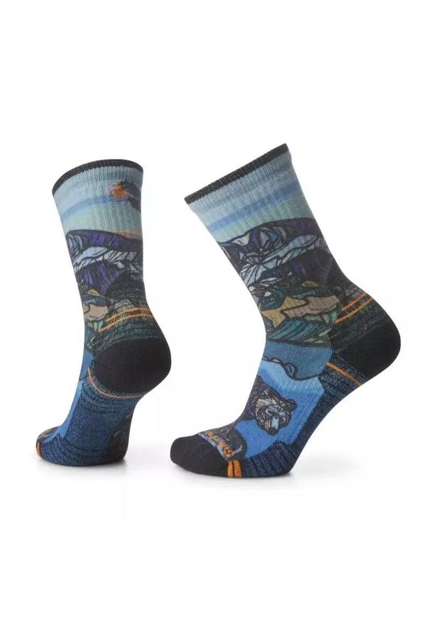 Skarpety Damskie Smartwool Hike Light Cushion Icy Range Print Crew Socks. Kolor: wielokolorowy. Materiał: wełna. Wzór: nadruk. Sport: turystyka piesza