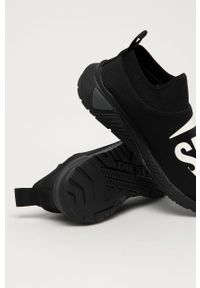 Diesel - Buty. Nosek buta: okrągły. Kolor: czarny. Materiał: syntetyk, materiał, guma. Szerokość cholewki: normalna #4