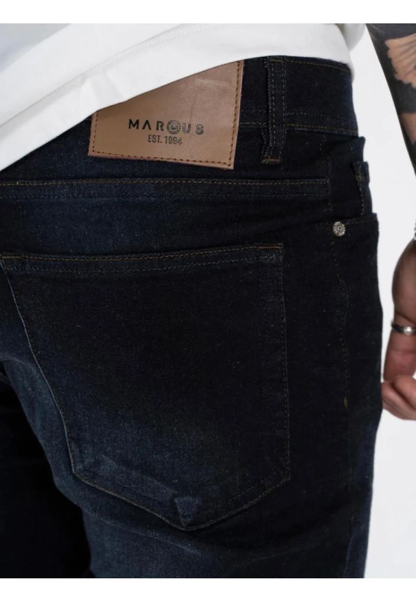 MARCUS - Męskie Spodnie Jeansowe Marcus Felix 2162 Jeans Dark Miner 14-200245