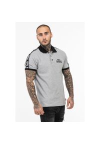 Polo regular fit Lonsdale Setter. Typ kołnierza: polo. Kolor: wielokolorowy, szary, czarny. Styl: sportowy #1