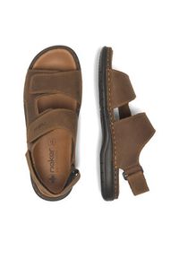 Rieker Sandały 25558-25 Brązowy. Kolor: brązowy. Materiał: skóra, nubuk #3