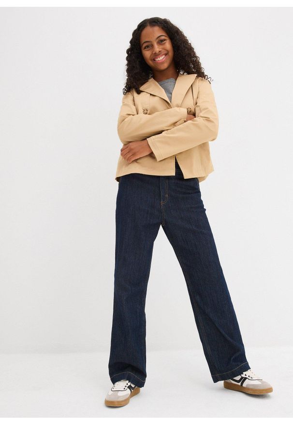 bonprix - Sweter z cienkiej dzianiny. Kolor: szary. Materiał: dzianina