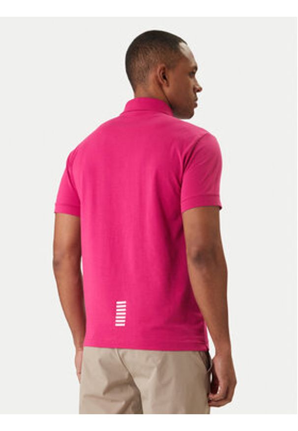 EA7 Emporio Armani Polo 8NPF14 PJVQZ M4089 Różowy Regular Fit. Typ kołnierza: polo. Kolor: różowy. Materiał: bawełna