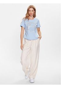 Fransa T-Shirt 20611797 Niebieski Regular Fit. Kolor: niebieski. Materiał: bawełna #4