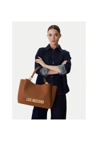 Love Moschino - Torebka LOVE MOSCHINO. Kolor: brązowy #1