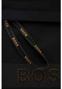 BOSS - Boss Saszetka kolor czarny. Kolor: czarny. Materiał: poliester, poliamid. Wzór: nadruk #2