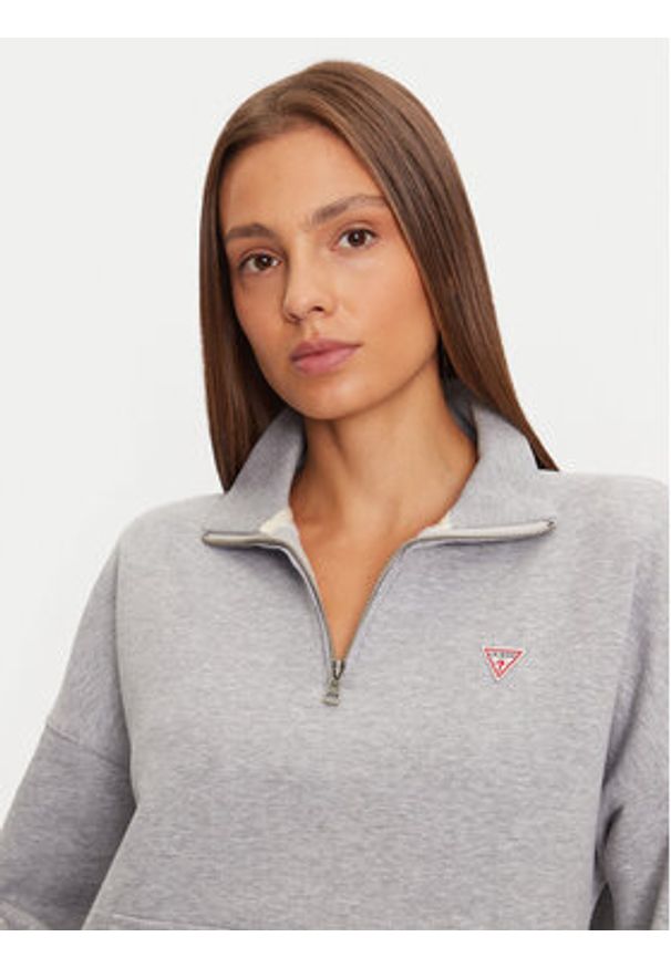 Guess Bluza W4BQ15 KC811 Szary Relaxed Fit. Kolor: szary. Materiał: bawełna