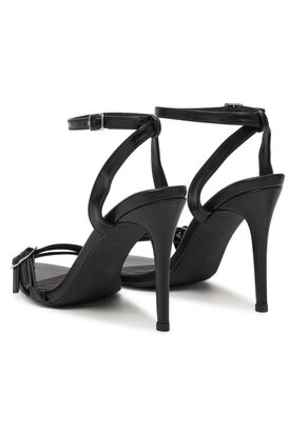 DeeZee Sandały 1364J-5 Czarny. Kolor: czarny. Materiał: materiał, syntetyk