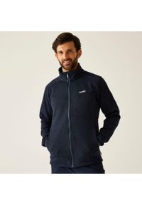 Regatta - Męski polar turystyczny Rivake z pełnym zamkiem błyskawicznym. Kolor: niebieski. Materiał: polar. Sport: turystyka piesza #1