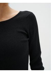 InWear Sweter Puno 30107756 Czarny Slim Fit. Kolor: czarny. Materiał: wiskoza