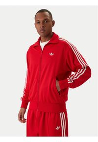 Adidas - adidas Bluza adicolor Firebird KE0788 Czerwony Loose Fit. Kolor: czerwony. Materiał: syntetyk #1