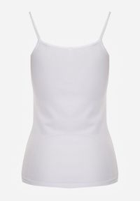 Renee - Biały Bawełniany Top Bieliźniany z Koronką przy Dekolcie Berinda. Okazja: na co dzień. Kolor: biały. Materiał: bawełna, koronka. Wzór: koronka. Sezon: lato. Styl: casual #4