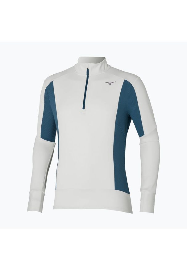 Bluza do biegania męska Mizuno Warmalite Half Zip. Kolor: wielokolorowy, niebieski, biały. Sport: bieganie