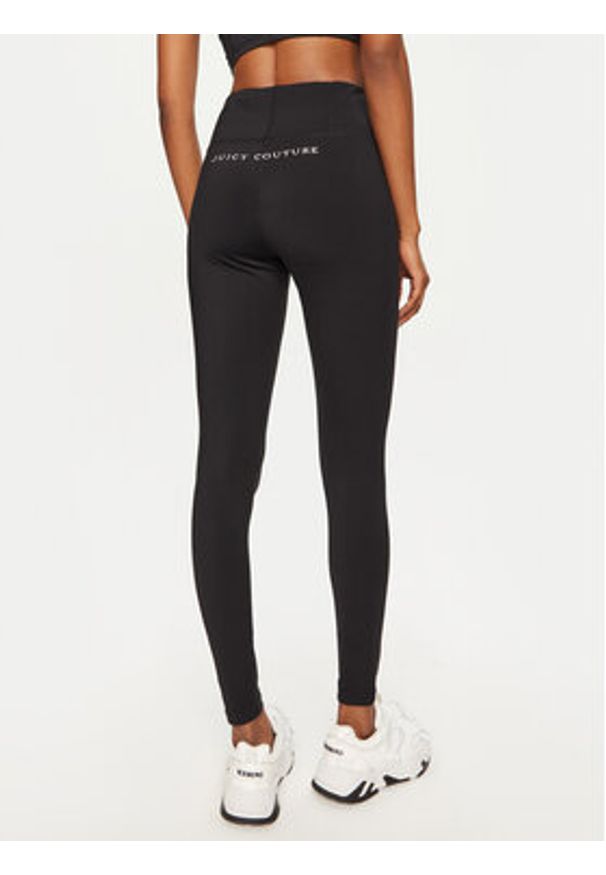 Juicy Couture Legginsy Valdetta JCSML224406 Czarny Slim Fit. Kolor: czarny. Materiał: syntetyk