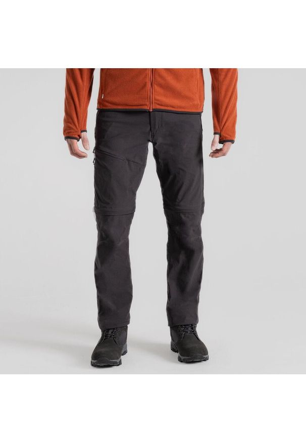 CRAGHOPPERS - Spodnie turystyczne męskie Craghoppers NosiLife Pro Convertible Trouser III. Kolor: szary
