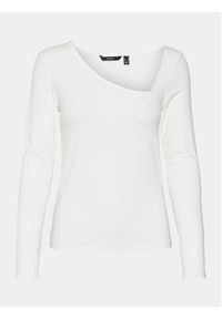 Vero Moda Bluzka Carina 10301178 Biały Regular Fit. Kolor: biały. Materiał: wiskoza