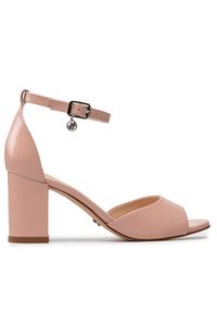 Solo Femme Sandały 82438-34-E06/000-07-00 Różowy. Kolor: różowy. Materiał: skóra #5