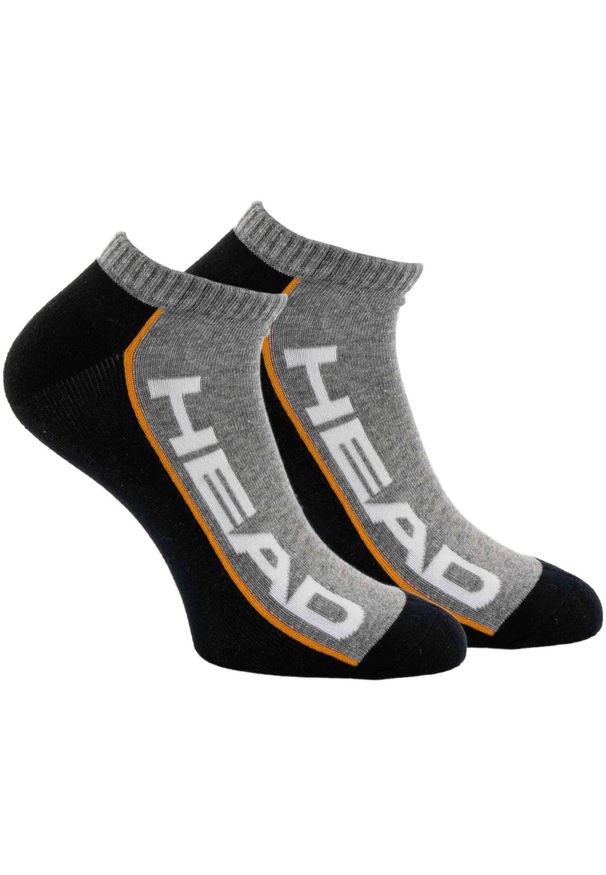 Head - Oddychające skarpetki na główce 2-pak 35-38 - Komfort i Styl. Kolor: wielokolorowy, czarny