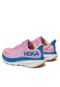 HOKA - Hoka Buty do biegania Clifton 9 1127896 Różowy. Kolor: różowy. Materiał: materiał