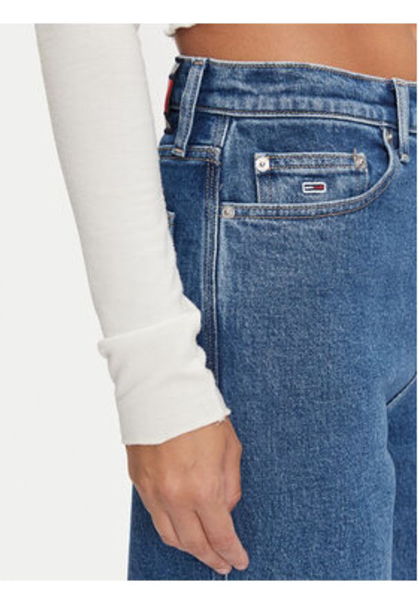 Tommy Jeans Jeansy Claire DW0DW19617 Niebieski Wide Leg. Kolor: niebieski