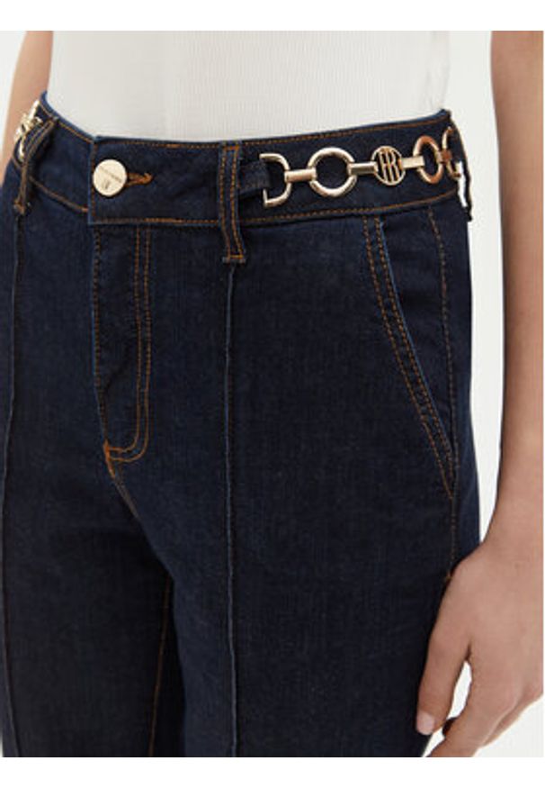 Fracomina Jeansy FR25SV9009D46093 Granatowy Regular Fit. Kolor: niebieski