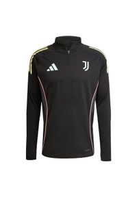 Adidas - Bluza Juventus Tiro 25 Competition Training. Kolor: czarny. Materiał: dresówka. Sport: piłka nożna