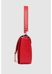 Valentino by Mario Valentino - VALENTINO Czerwona listonoszka Divina. Kolor: czerwony. Rodzaj torebki: na ramię #6
