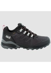 Buty trekkingowe damskie Jack Wolfskin Refugio Texapore Low. Kolor: czerwony, wielokolorowy, fioletowy, szary. Materiał: materiał, syntetyk. Sezon: lato