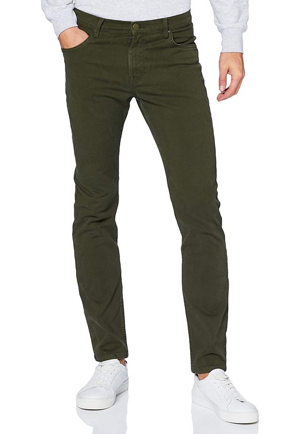 Lee - LEE RIDER MĘSKIE SPODNIE JEANSOWE SERPICO GREEN L701ED61