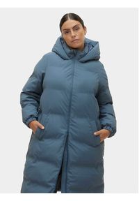 Vero Moda Curve Płaszcz zimowy 10297285 Niebieski Regular Fit. Kolor: niebieski. Materiał: syntetyk. Sezon: zima #5