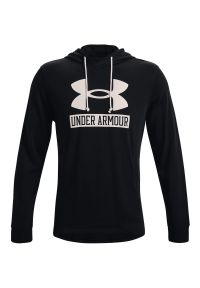 Bluza z kapturem męskie Under Armour Rival Logo. Typ kołnierza: kaptur. Kolor: czarny, biały, wielokolorowy. Sport: fitness #1