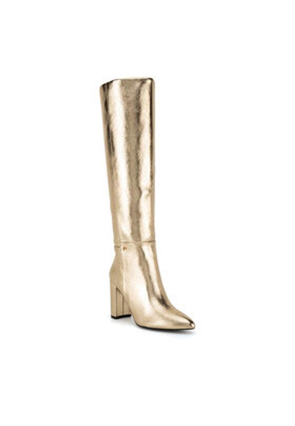MEXX Kozaki MI001805743W Złoty. Kolor: złoty. Materiał: materiał, syntetyk